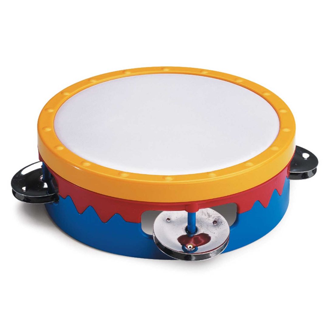 Plastic Tambourine, w/ Plastic Head Music is Elementary