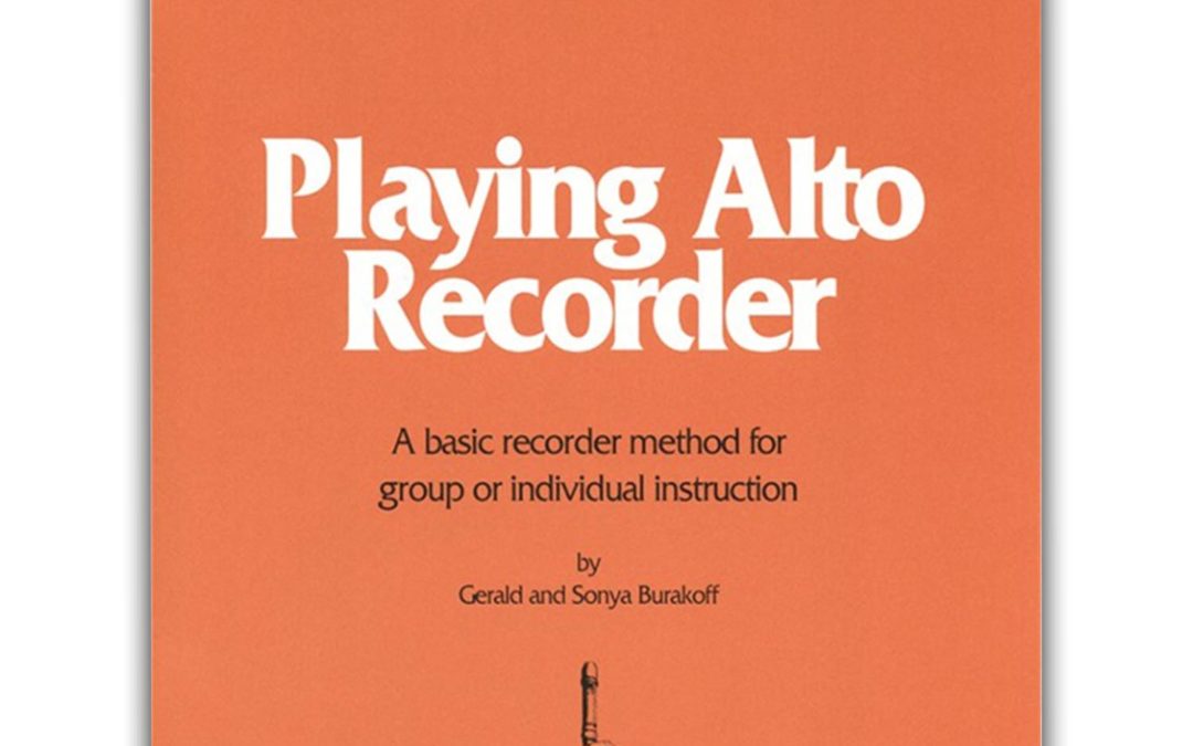 Playing Alto Recorder