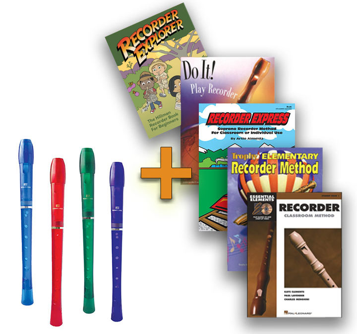 MIE205 Colored Recorder + Book Package