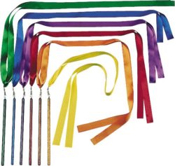 Sparkle Ribbon Wands, 36" Deluxe, Set of 6