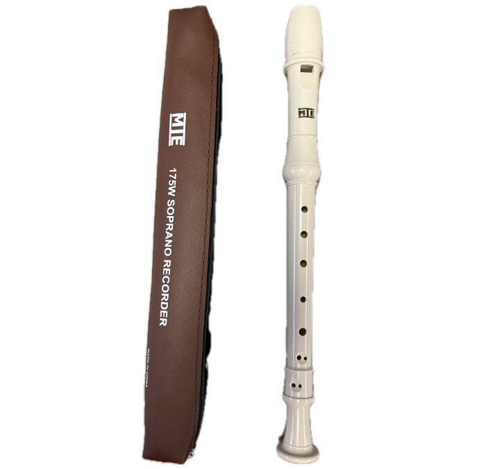 Soprano, Baroque Fingering, 1 Piece Recorder by MIE