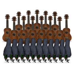 Koni Wooden Soprano Ukulele Classroom Package