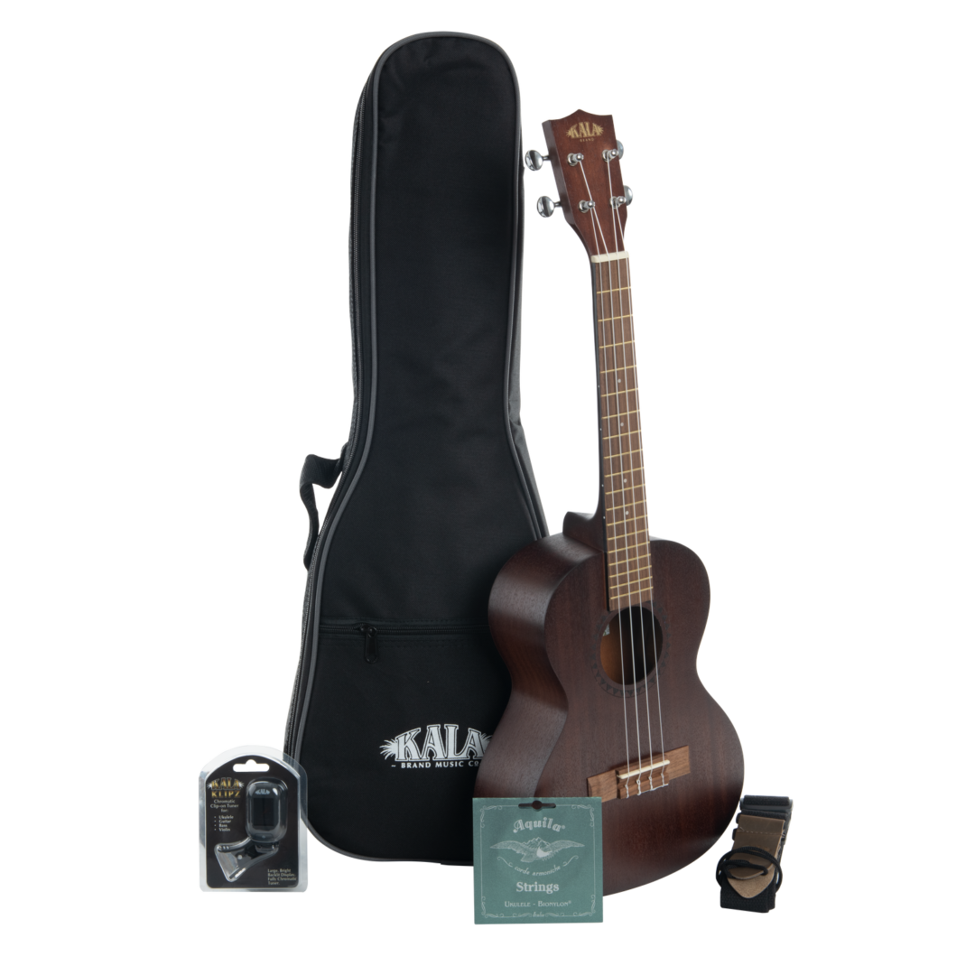 Kala Satin Mahogany, Tenor électro-acoustique, livré avec housse main image 1