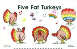 five fat turkeys