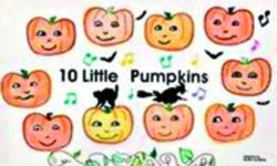 10 little pumpkins