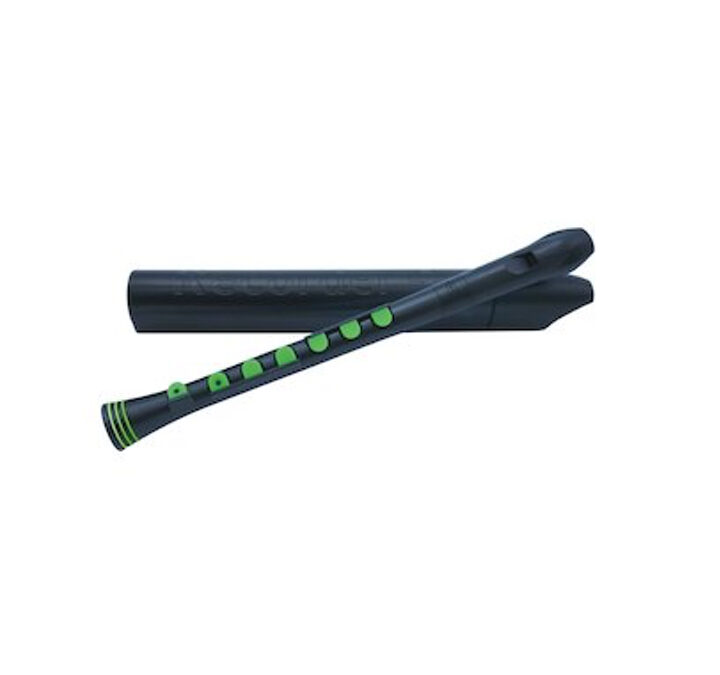 Nuvo Recorder+ Keyed Recorders Black/Green with hard case German Fingering