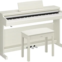 Yamaha Arius YDP-166 88-key Upright Digital Piano with Bench - White Birch