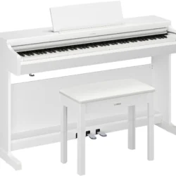 Yamaha Arius YDP-166 88-key Upright Digital Piano with Bench - White