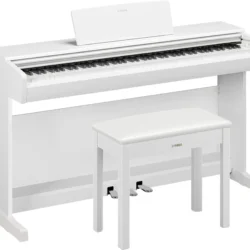 Yamaha Arius YDP-146 88-key Upright Digital Piano with Bench - White