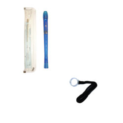 MIE205: 2 Piece, Renaissance Soprano Recorder with Strap